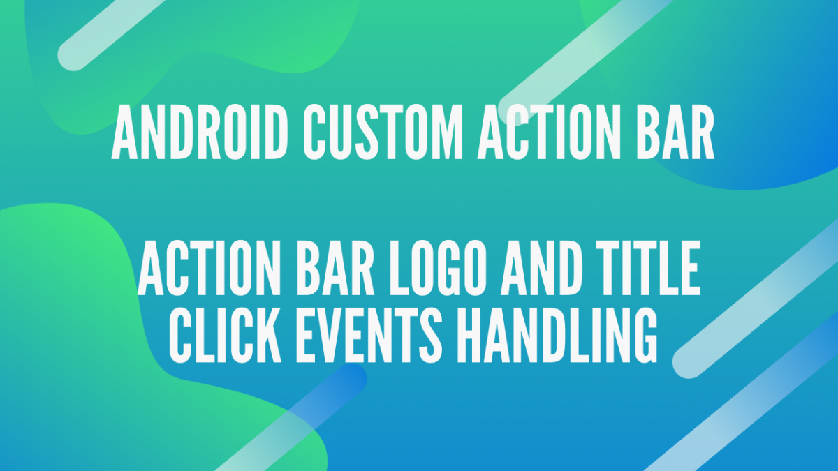 Thumb-Android Custom Action Bar