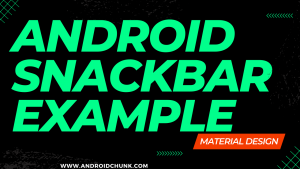 Android-Snackbar-Example